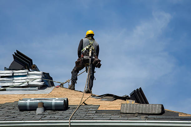Professional Roofing technician working in Lake City, TN